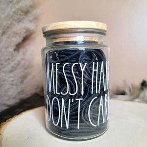 "Messy Hair Don't Care" Rae Dunn Jar
